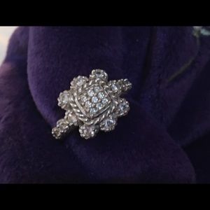 Judith Ripka Ring 925 Diamondique Ring
